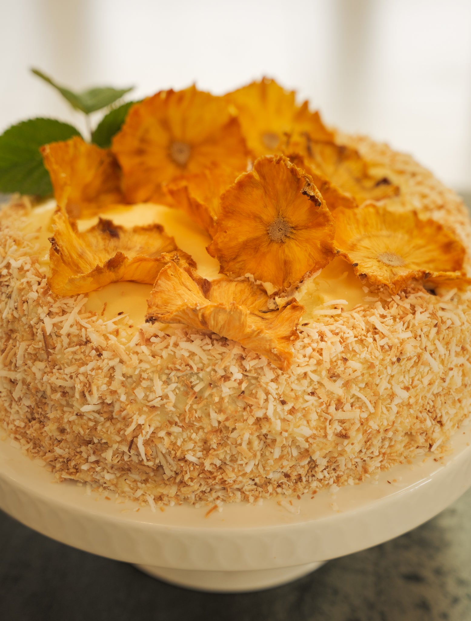 hummingbird cake with maple cream cheese icing Tangleby Gardens