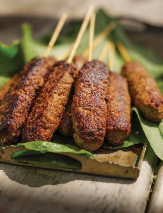 Moroccan beef skewers Tangleby Gardens