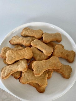 Peanut butter dog biscuits