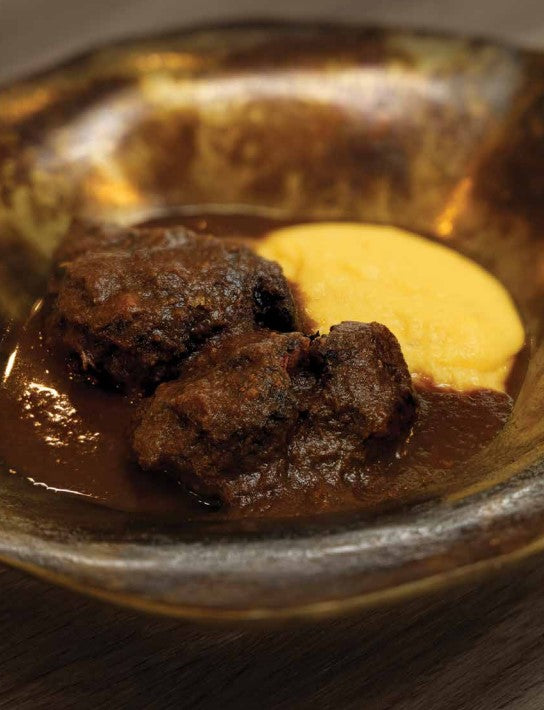 Beef cheeks in red wine Tangleby Gardens