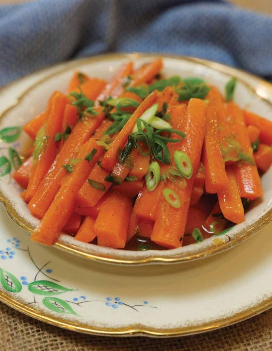 Carrots with spiced butter