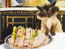 Ham, Cheese, Tomato and Lettuce Sandwiches with Honey Mustard