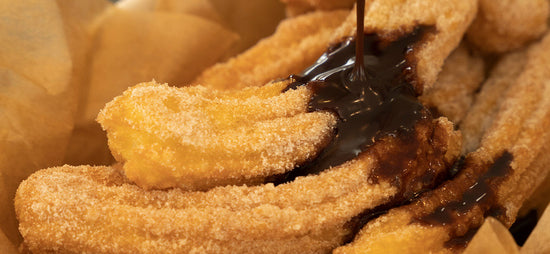 churros with mexican chocolate sauce