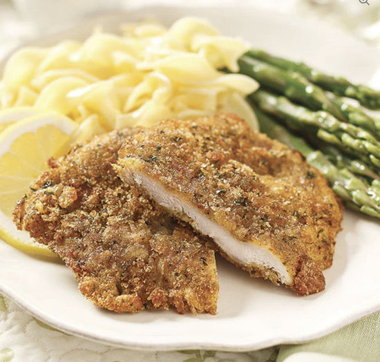 Herb Crumbed Pork Schnitzel