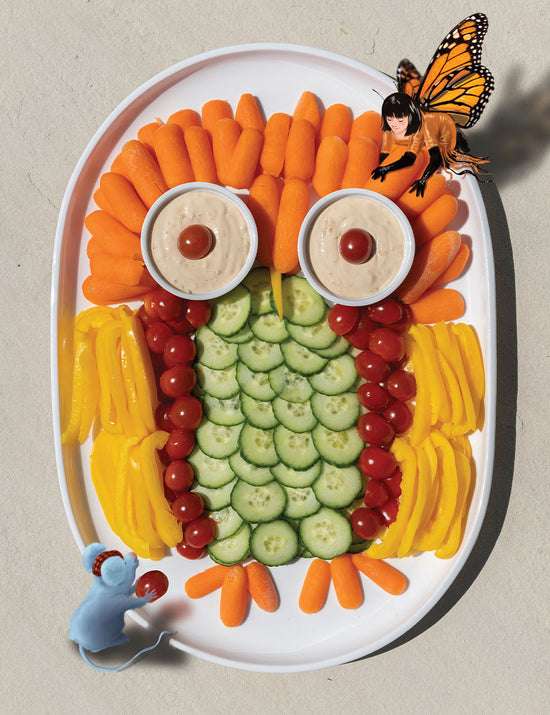 Vegetable owls and dips