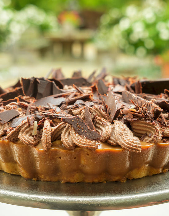 Banoffee Pie with Mocha Cream Topping