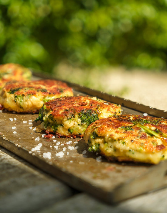 Broccoli and Cheese Patties