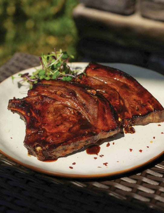 Char siu pork chops