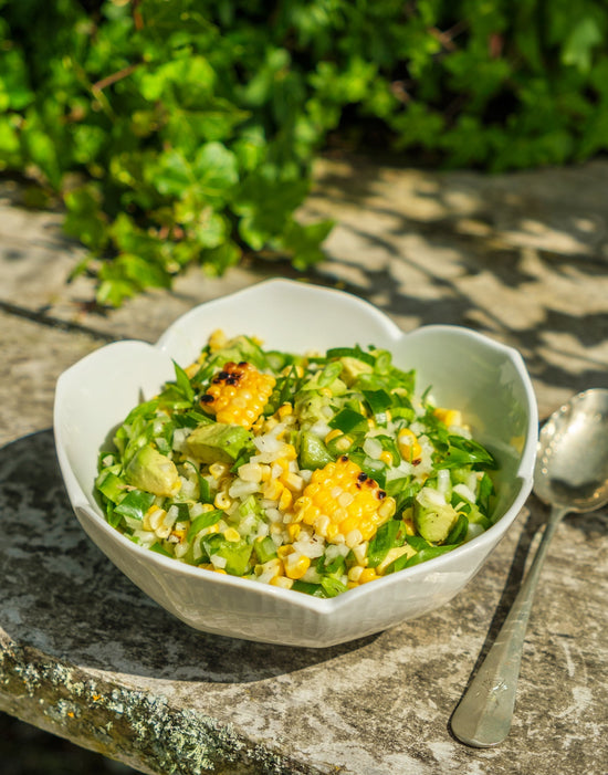 Charred Corn and Avocado Salad
