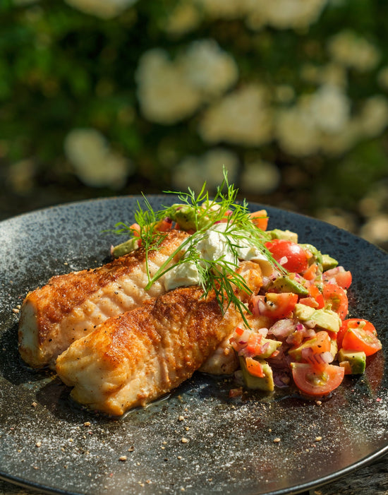 Chilli and Lime Fish with Avocado Salsa