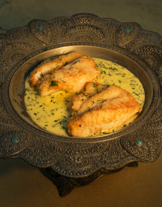 Fish with Dill Cream Sauce