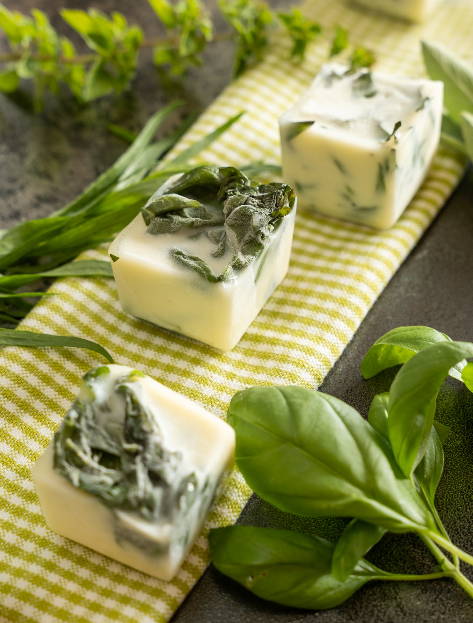 frozen herbs in oil or butter Tangleby Gardens