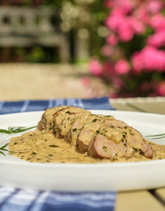 Pork with Creamy Tarragon Sauce