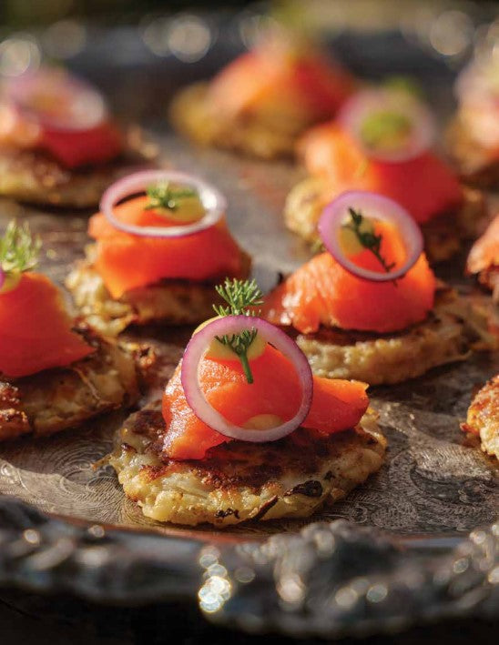 Rosti with smoked salmon – Tangleby Gardens