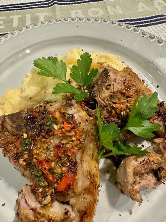 Lamb Chops with Red Capsicum Salsa