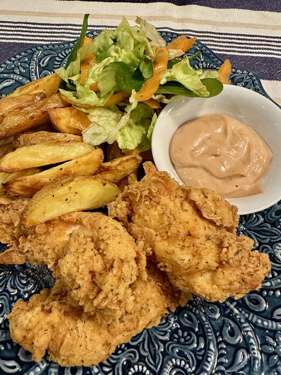 Buttermilk Chicken Tender with BBQ Dipping Sauce