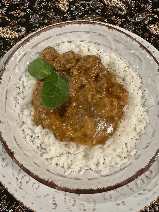 Slow Cooker Beef & Onion Curry