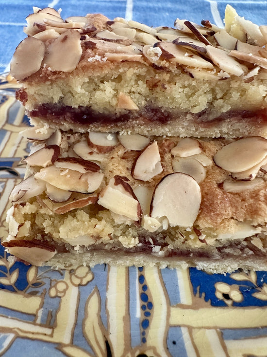 Plum & Almond Slice