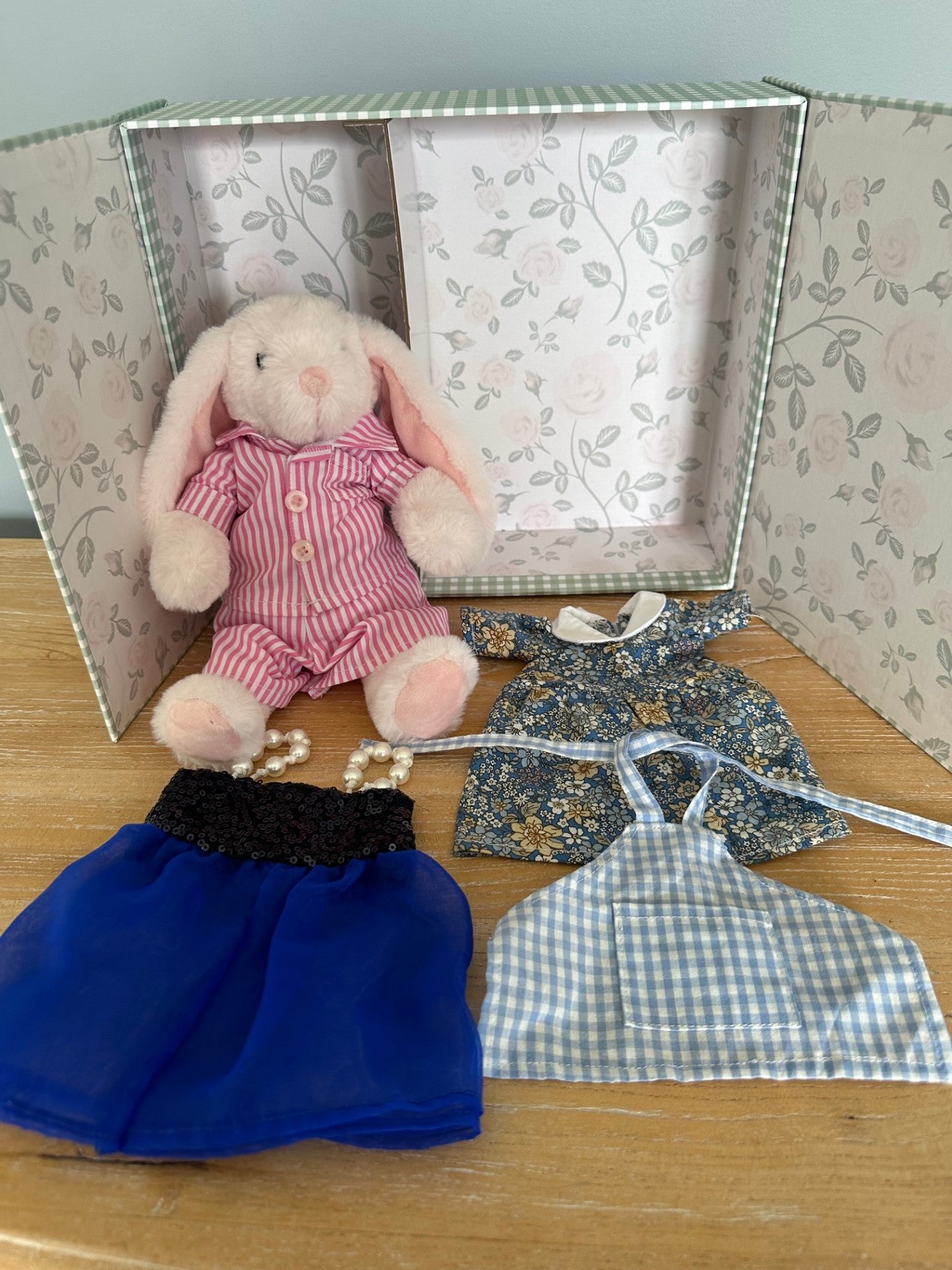 Marmalade soft toy Rabbit comes with her own wardrobe and in a heirloom box